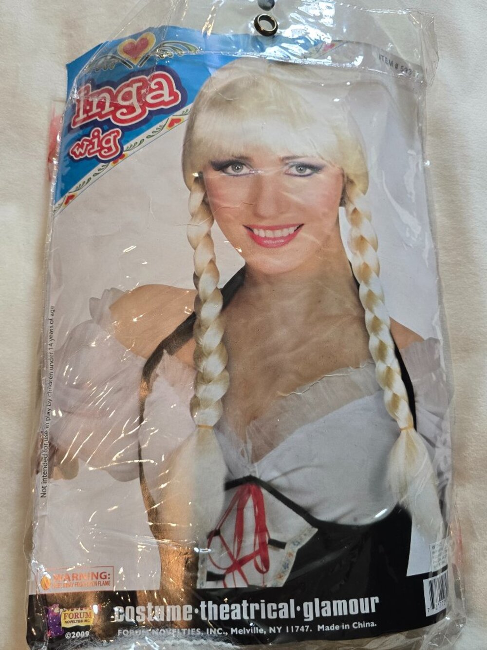 Inga Blonde double Braid wig
